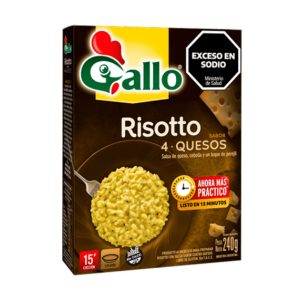 Risotto Gallo Sabor 4 Quesos X 240 G Sin Tacc
