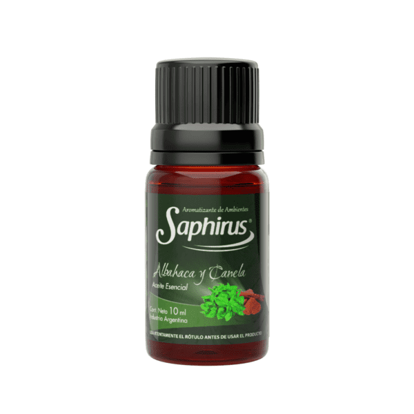 Aceite Esencial Saphirus Albahaca Y Canela