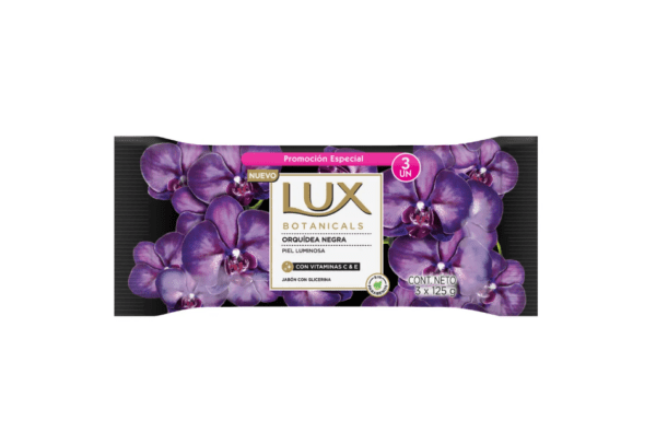 Jabon De Tocador Lux Orquidea Negra X 3