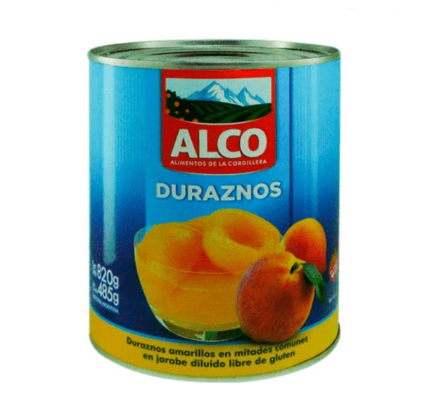 Duraznos Alco En Mitades X 820 Gr Sin Tacc