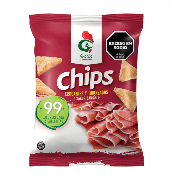 Chips Gallo Jamon X 100 Gr Sin Tacc