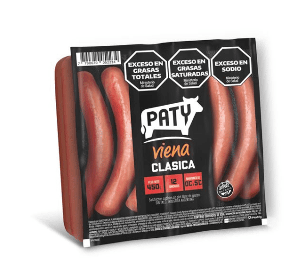 Salchichas Paty Viena Clasica X 12 Sin Tacc