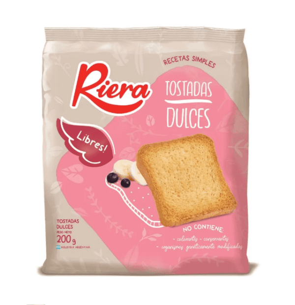 Tostadas Riera Dulces X 200 Gr