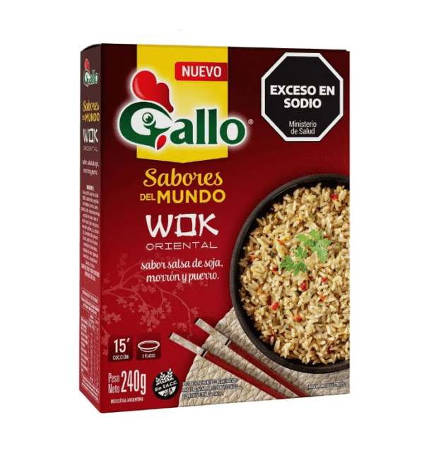 Arroz Gallo Sabor Wok Oriental X 40 Gr