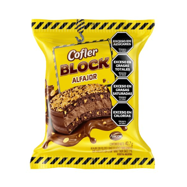 Alfajor Cofler Block X 40.7 Gr