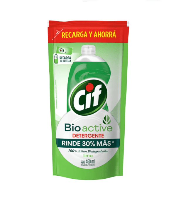 Detergente Cif Repuesto Lima X 450 Ml