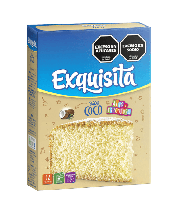 Bizcochuelo Exquisita Coco X 540 Gr