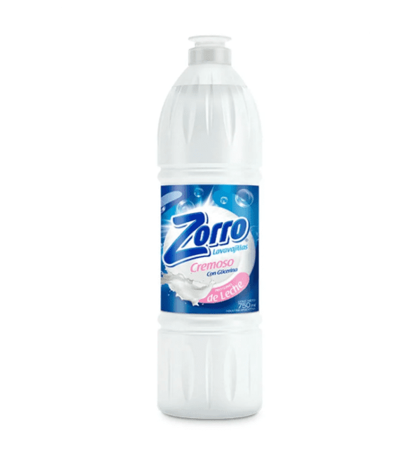 Detergente Zorro Proteinas De Leche X 750 Ml