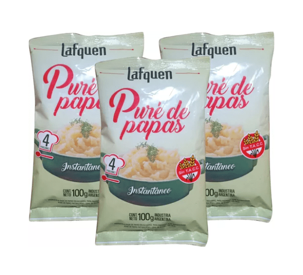 Pure De Papas Lafquen Instantaneo X 100 Gr Sin Tacc