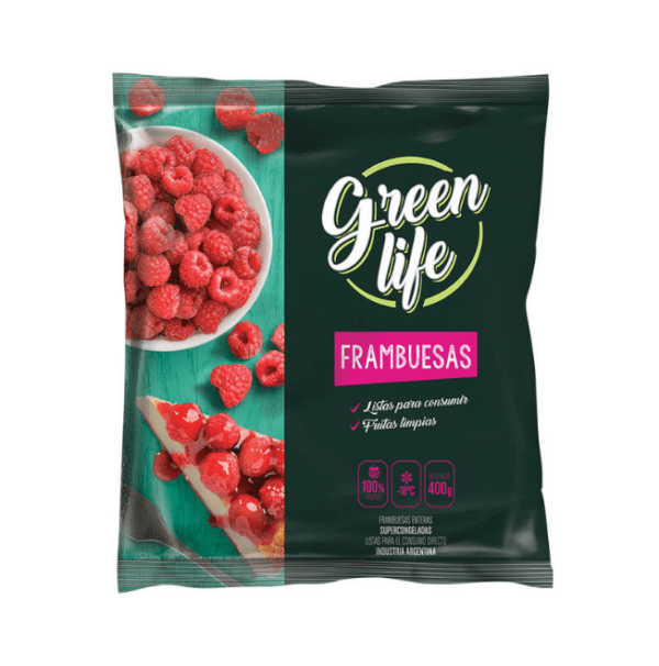 Frambuesas Green Life X 400 Gr Sin Tacc