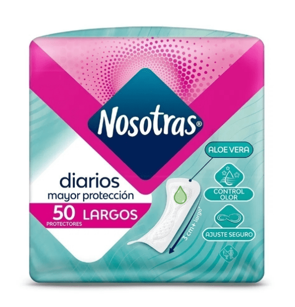 Protectores Nosotras Largos X 50