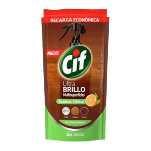 Cif Ultra Brillo Esencias Cítricas Doy Pack X 380 Ml