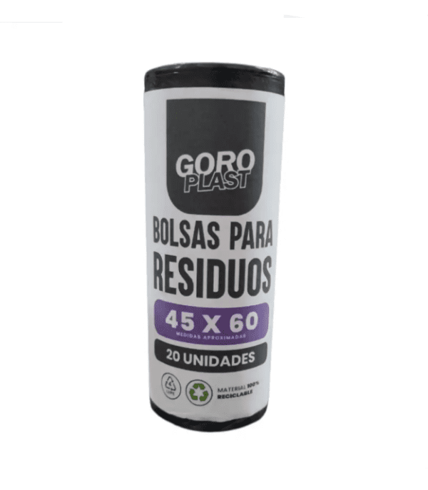 Bolsa Para Residuo Goro Plast En Rollo 45 X 60