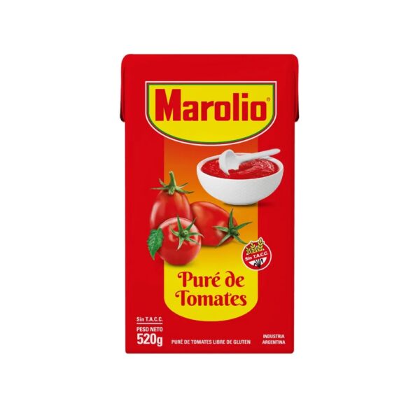 Pure De Tomates Marolio X 520 Gr Sin Tacc