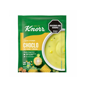 Sopa Crema Knorr Choclo,Puerro Y Curcuma X 70 Gr