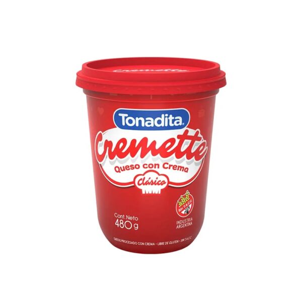 Queso Crema Clasico Tonadita X 480 Gr Sin Tacc