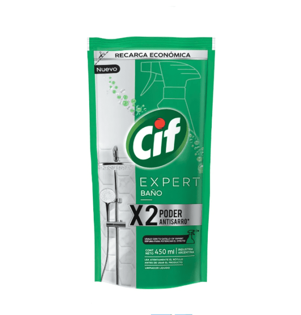 Cif Baño Expert Poder Antisarro Doy Pack X 450 Ml