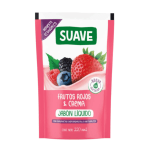 Jabon Liquido Suave Frutos Rojos Y Crema X 200 Ml