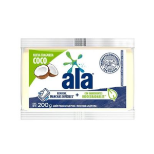 Jabon Blanco Ala Fragancia Coco X 200 Gr