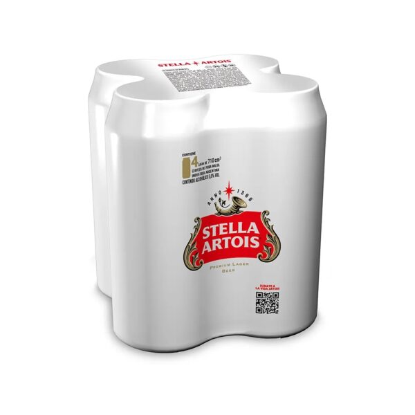 Cerveza Stella Artois 710 Pack X 4