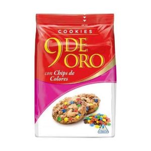 Galletitas 9 De Oro Con Chips De Colores