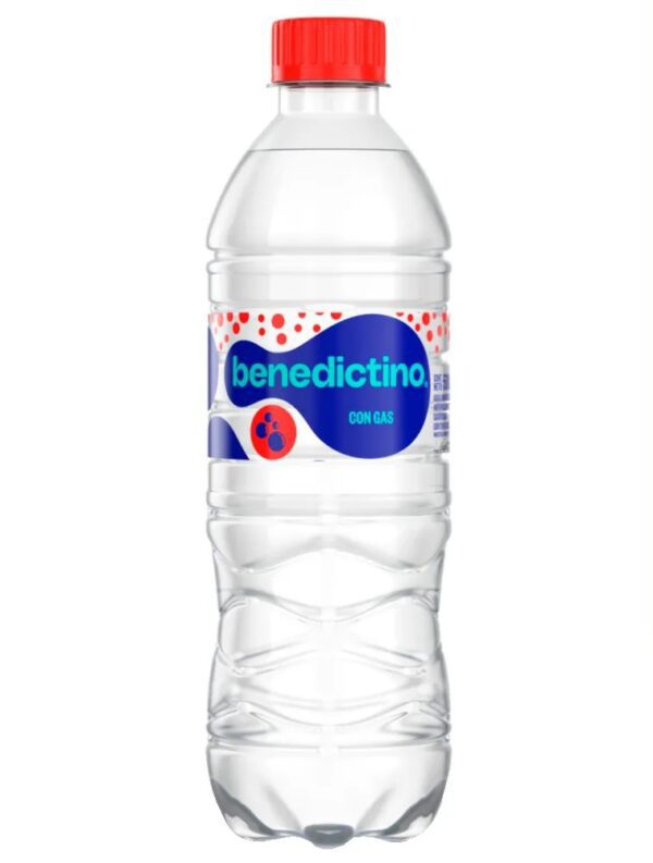 Agua Benedictino Con Gas X 500 Ml