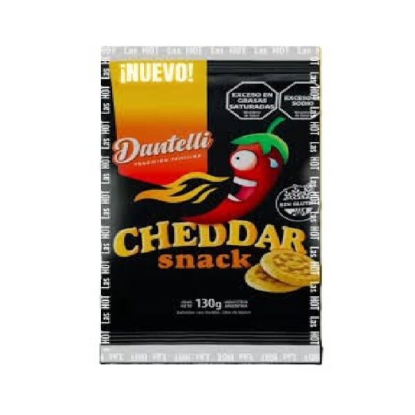 Snacks Dantelli Cheddar Sin Tacc X 130 Gr