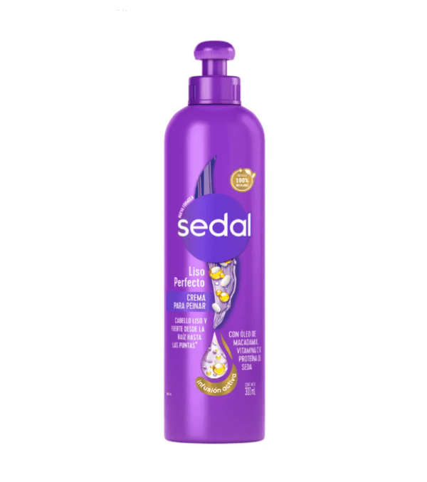 Crema Para Peinar Sedal Liso Perfecto X 300 Ml Infusion Activa