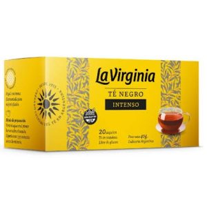 Te Negro Intenso La Virginia X 20 Saquitos Sin Tacc