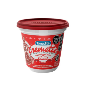 Queso Crema Tonadita Clasico X 290 Gr Sin Tacc