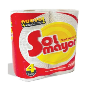 Papel Higienico Sol Mayor X 4 Rollos
