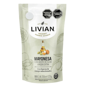 Mayonesa Livian Con Aceite De Oliva X 250 Cc Sin Tacc