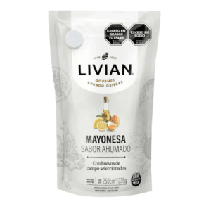Mayonesa Livian Sabor Ahumado X 250 Cc Sin Tacc