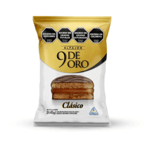 Alfajor Clasico 9 De Oro X 45 Gr