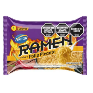 Ramen Sabor A Pollo Picante Arcor X 70 Gr