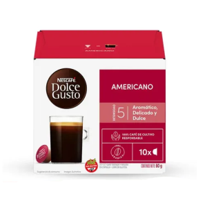 Capsulas Nescafe Americano X 10 Unidades