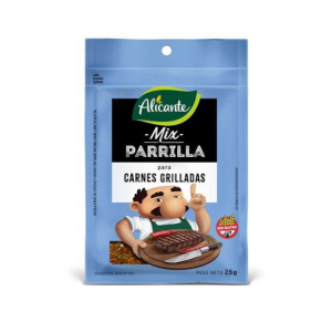 Mix Parrilla Alicante Carnes Grilladas X 25 Gr Sin Tacc