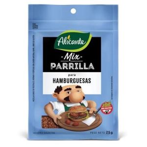 Mix Parrilla Alicante Hamburguesas X 25 Gr Sin Tacc