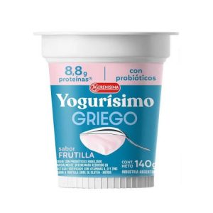 Yogurisimo Griego Frutilla X 140 Gr Sin Tacc