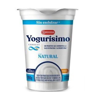 Yogurisimo Griego Natural Sin Endulzar X 190 Gr Sin Tacc