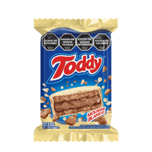 Alfajor Toddy Mousse Blanco X 50 Gr