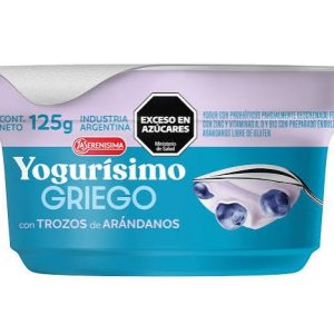 Yogurisimo Griego Con Arandanos X 125 Gr Sin Tacc