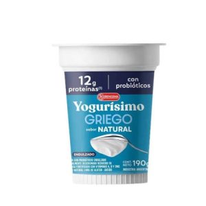 Yogurisimo Griego Natural Endulzado X 190 Gr Sin Tacc