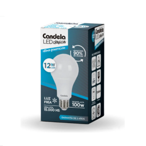 Lampara Led Candela Potencia 12W