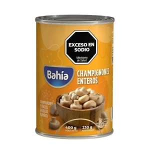 Champiñones Enteros Bahia X 400 Gr