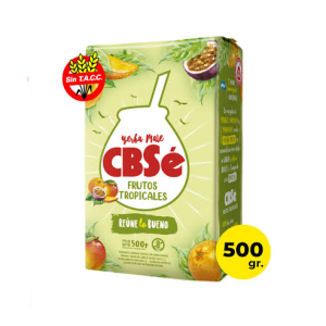 Yerba Cbsé Frutos Tropicales X 500 Gr Sin Tacc