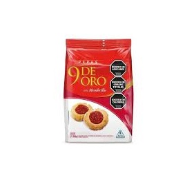Pepas 9 De Oro Con Membrillo X 350 Gr