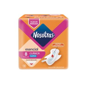 Toallitas Nosotras Esencial Clasica X 8