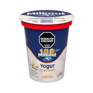 Yogur Cremoso Milkaut Vanilla X 180 Gr Sin Tacc