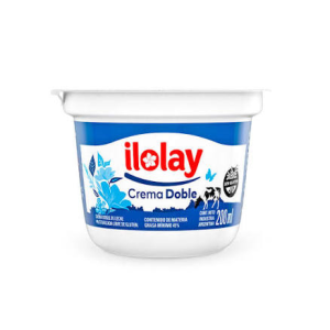 Crema Doble Ilolay X 200 Ml Sin Tacc